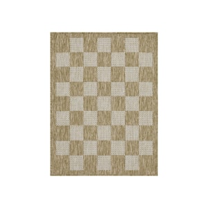 Daisy Jute and Ivory 2 ft. x 3 ft. Indoor/Outdoor Area Rug