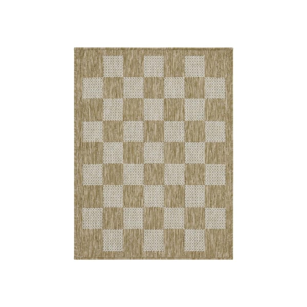 PLAYA RUG Daisy Jute and Ivory 2 ft. x 3 ft. Indoor/Outdoor Area Rug