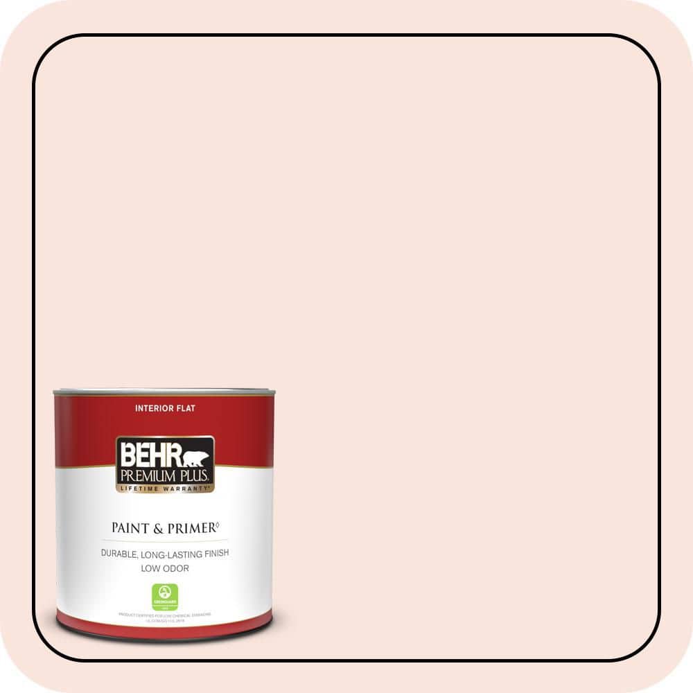 1 qt. #190A-1 Soft Pink Flat Low Odor Interior Paint & Primer price history on PriceWatchPro