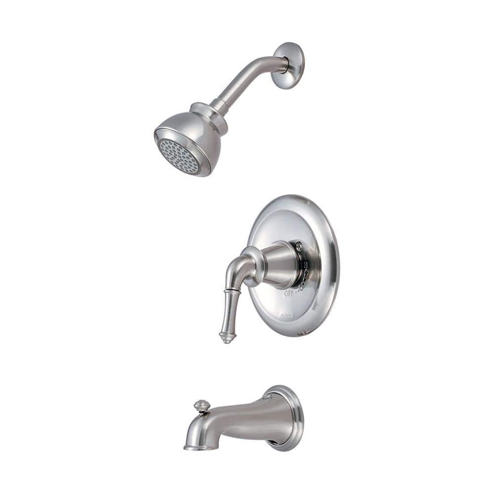 Del Mar 1-Handle Wall Mount Tub and Shower Faucet Trim Kit in Brushed Nickel (Valve not Included) price history on PriceWatchPro