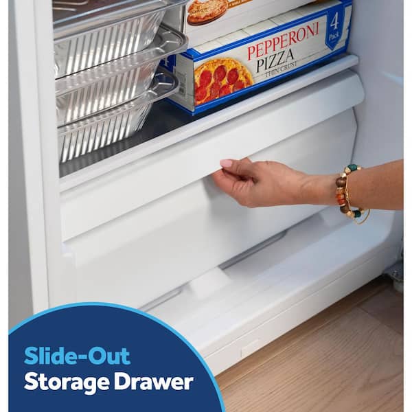 GE 14.3 cu. ft. Garage Ready Convertible Upright Freezer in White