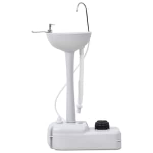 4.5 Gal. White Water Tank, Soap Dispenser and Towel Holder with a Portable Design for Camping