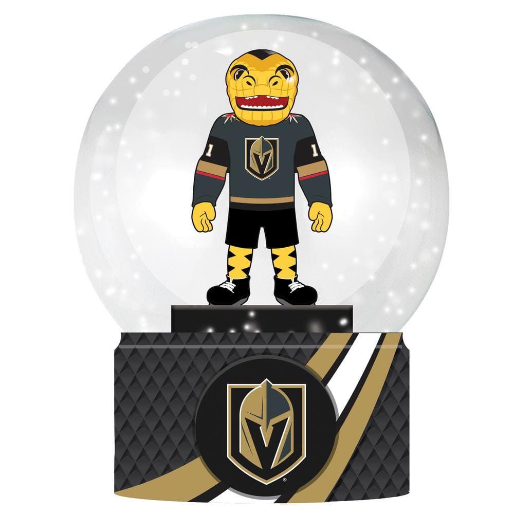 Evergreen Enterprises Las Vegas Golden Knights 5 in. Multicolor Glass Tabletop Snow Globe