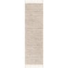 Well Woven Torino Beige Striated Abstract Runner Rug 2x7 (2'3 x 7