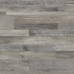 Lifeproof Banff Gray Hickory 22-MIL x 7.1 in. W x 48 in. L Click Lock  Waterproof Luxury Vinyl Plank Flooring (19.1 sq. ft./case) HLVSPC028-C -  The Home Depot