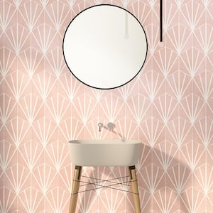 Eclipse Ray Blush 7.79 in. x 8.98 in. Matte Porcelain Floor and Wall Tile (9.03 sq. ft. / Case)