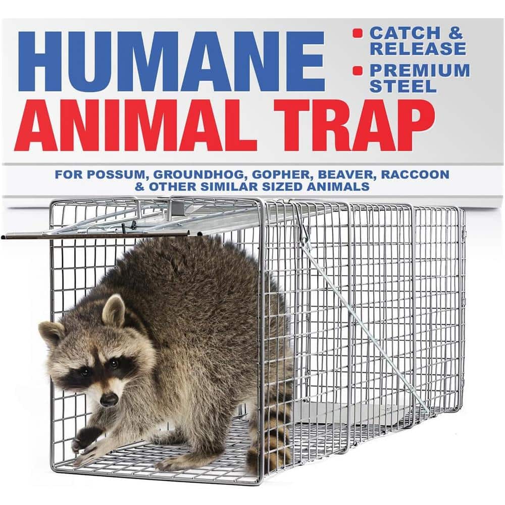 LifeSupplyUSA HeavyDuty Outdoor Animal Cage Trap Catch Release for
