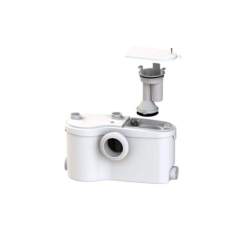 Saniflo 13.75 in. White Grinder Pump for Bathroom