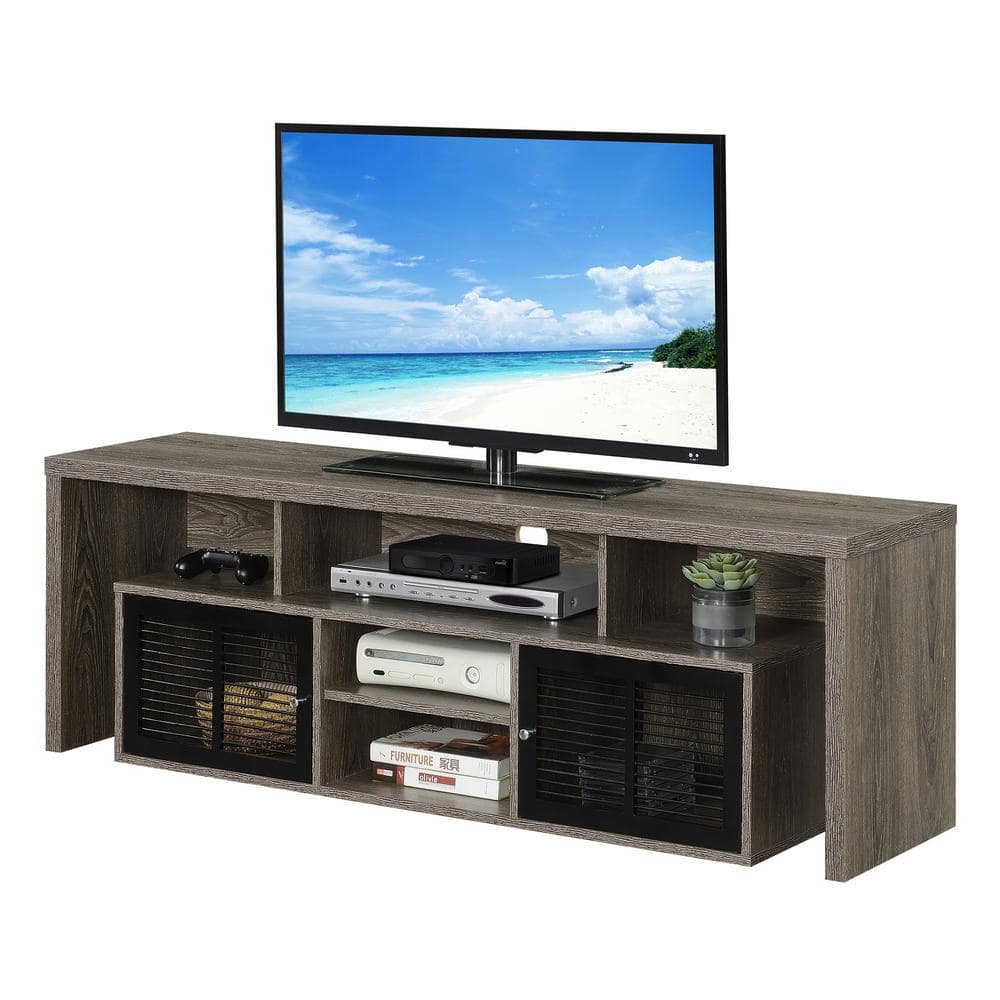 Lexington Multicolor 60" TV Stand with Cabinet Storage and Cable Management