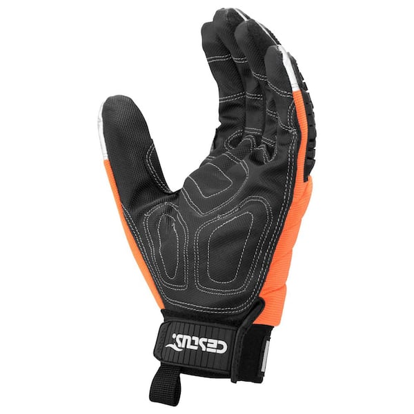 Unbranded - Medium Orange HM Impact Gloves