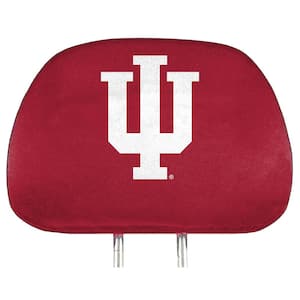 Indiana University 10 in. x 14 in. Universal Fit Printed Head Rest Cover Set