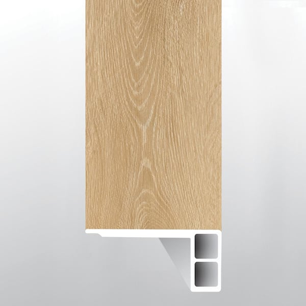 Harvest Haze 3/4 in. T x 1.77 in. W x 94 in. L Luxury Vinyl Flush Stair Nose Eased-Edge Molding