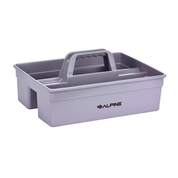 Alpine Industries Gray Plastic Organizer Cleaning Caddy (4-Pack) ALP486-S-4  - The Home Depot