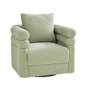 Regina Sage Modern Swivel Chair with 1-Pillow