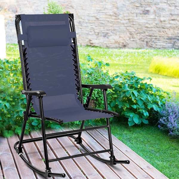 Zero gravity hot sale folding rocking chair