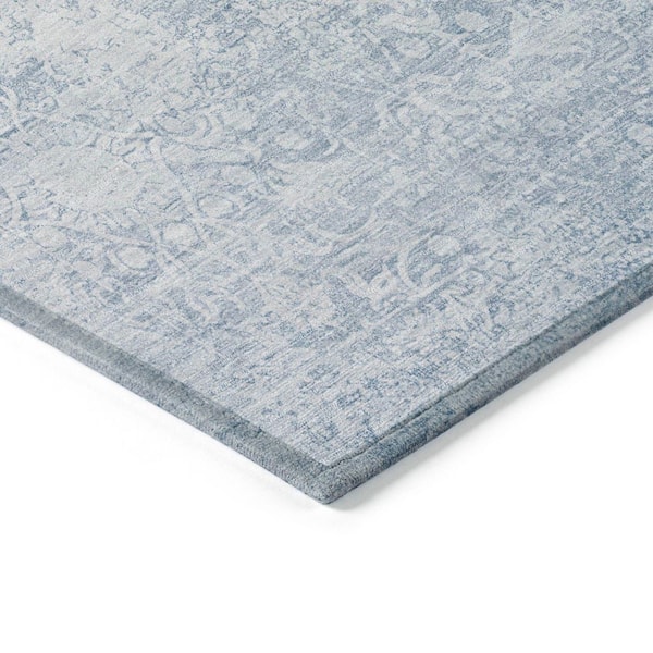 Chantille Machine Washable Indoor/Outdoor Abstract ACN1763 Sky 3 ft. x 4 ft. Area Rug