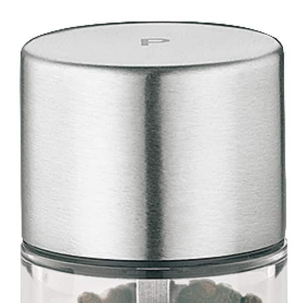 Salt and Pepper Mill, Clear Acrylic with Stainless Steel Top