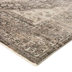 Odessa Geometric Gray 9 ft. x 12 ft. 6 in. Area Rug