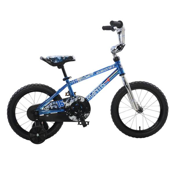 Mantis Growl Blue Ready2Roll 16 in. Kids Bicycle