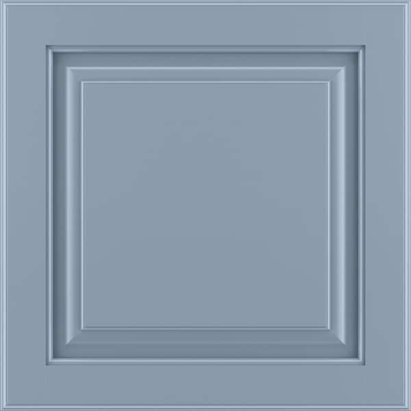 American Woodmark Portola 11 9/16-in. W x 3/4-in. D x 11 1/2-in. H in Painted Mist Cabinet Door Sample
