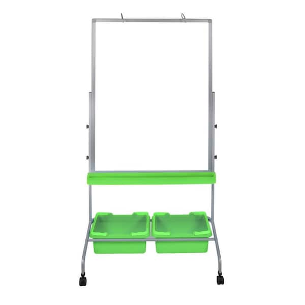 Luxor 31 in. W x 72 in. H Green Bins