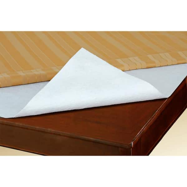 Elrene 52 In W X 144 L White Vinyl Table Pad 00048wht The Home Depot White Vinyl Table Pad, Table Pads 42 Round