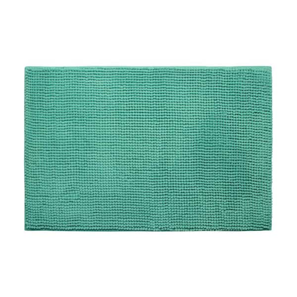 BounceComfort Massage Aqua 17 in. x 24 in. Memory Foam Bath Mat YMB002022 -  The Home Depot