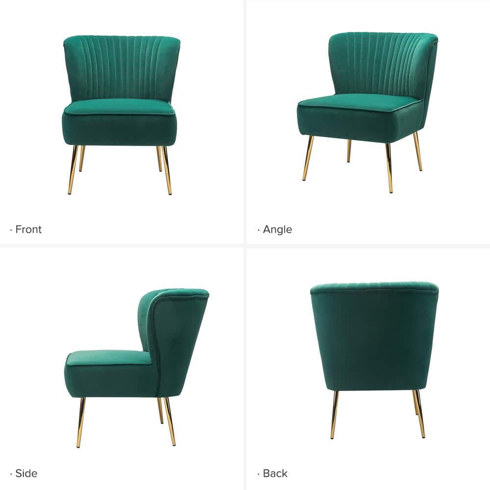 Save 22% • Velvet Accent Chair Set of Upholstered Adult Side