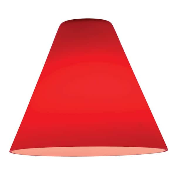 Access Lighting 7 in. Red Glass Shade