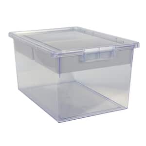 Rubbermaid Commercial Food/Tote Boxes, 5 Gallon Capacity, Clear