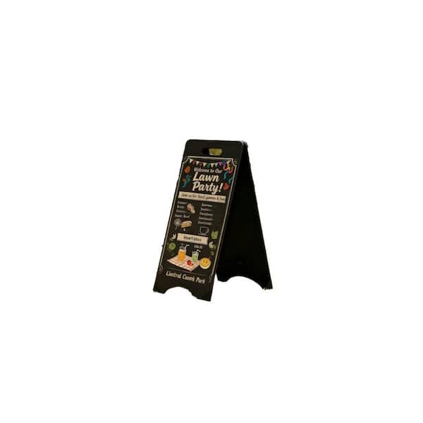 Afoxsos Double Sided A-Frame Chalkboard Sign Foldable Outdoor