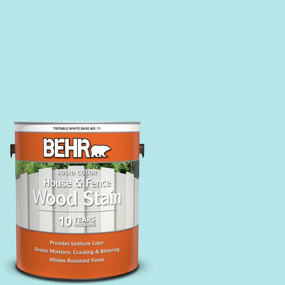 1 gal. #500A-2 Refreshing Pool Solid Color House and Fence Exterior Wood St