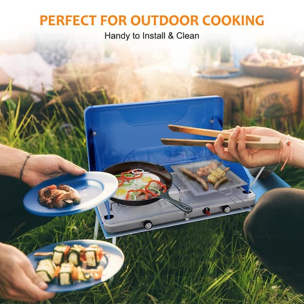 Camping Cooking Stove Mini Cook Burner For Hiking Home Kitchen Supplies For  Picnic Hiking RV Camping Outdoor BBQ And Backpacking