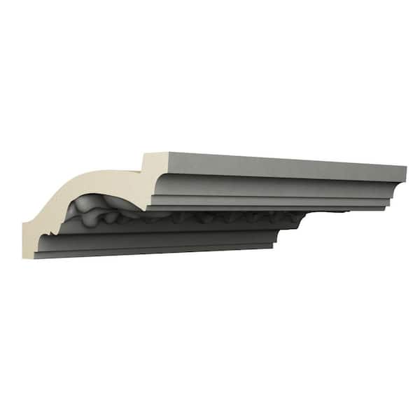 Ekena Millwork Bruce 2.125 in. D x 5.125 in. W x 96 in. L Polyurethane Crown Moulding