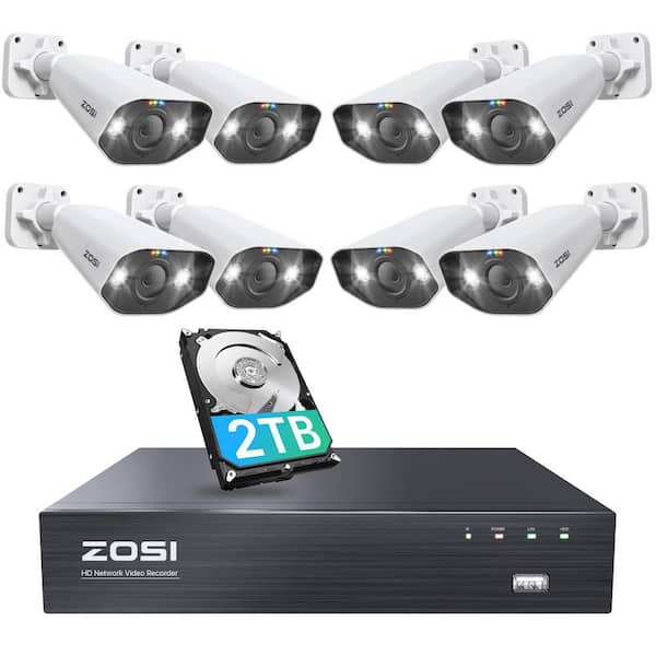 Yeewise 10-Channel 4K WiFi NVR System – Built-in Dual Wi-Fi, Human Detection, Works Without Internet, H.265+ Compression, Easy Setup