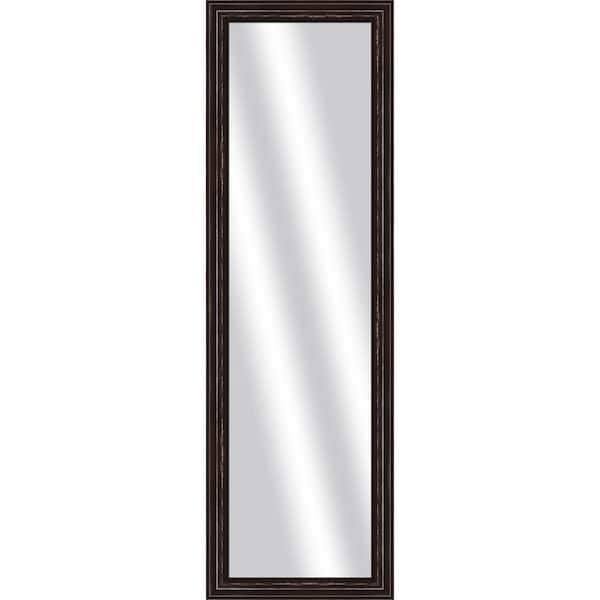 PTM Images Large Rectangle Espresso Art Deco Mirror (51.875 in. H x 15.875 in. W)