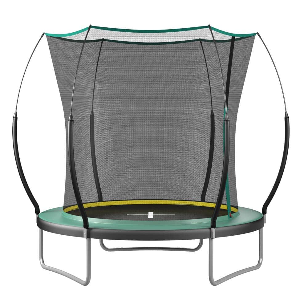 8FT Springfree Gapless Trampoline, Green Safety Trampoline for Indoor Outdoor Use price history on PriceWatchPro