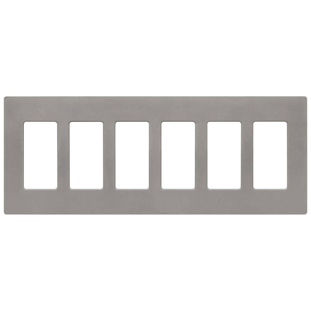 Claro 6 Gang Wall Plate for Decorator/Rocker Switches, Satin, Cobblestone (SC-6-CS) (1-Pack) price history on PriceWatchPro