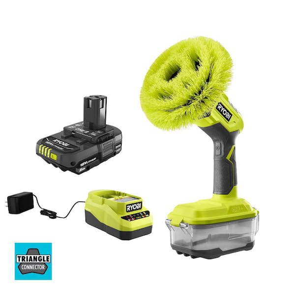 ONE+ 18V Cordless VORTEX Power Scrubber Kit with 2.0 Ah Battery and Charger
