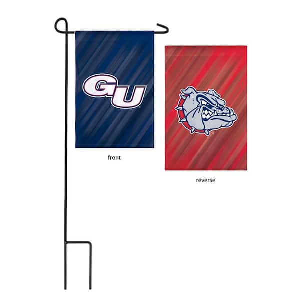1 ft. x 1-1/2 ft. Gonzaga University 2-Sided Garden Flag with 3-2/3 ft. Metal Flagpole