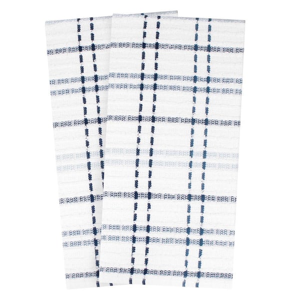 RITZ Royale Wonder Towel Black Checkered Cotton Kitchen Towel (Set of 2)  011787 - The Home Depot