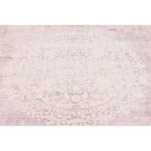 New Classical Olwen Purple 8' 0 x 8' 0 Square Rug