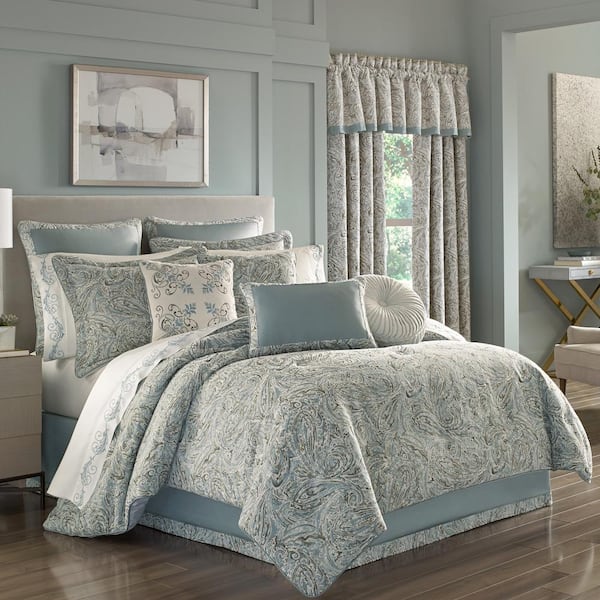 Garrison Spa Polyester California King 4-Piece Comforter Set ...