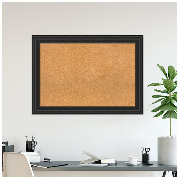 Amanti Art Shipwreck Black 41.38 in. x 29.38 in. Framed Corkboard Memo  Board DSW5383243 - The Home Depot