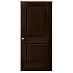 36 in. x 80 in. Santa Fe Espresso Stain Right-Hand Molded Composite Single Prehung Interior Door
