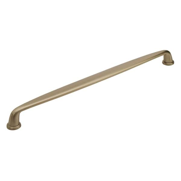 8 in. Center-to-Center Door Pull in Satin Brass