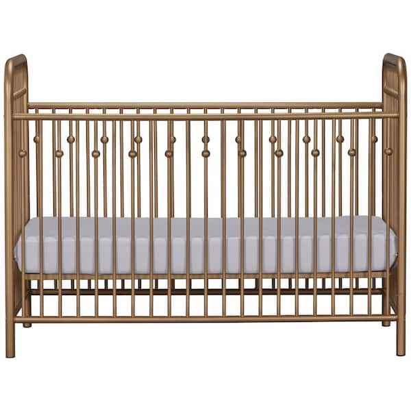 bronze metal crib