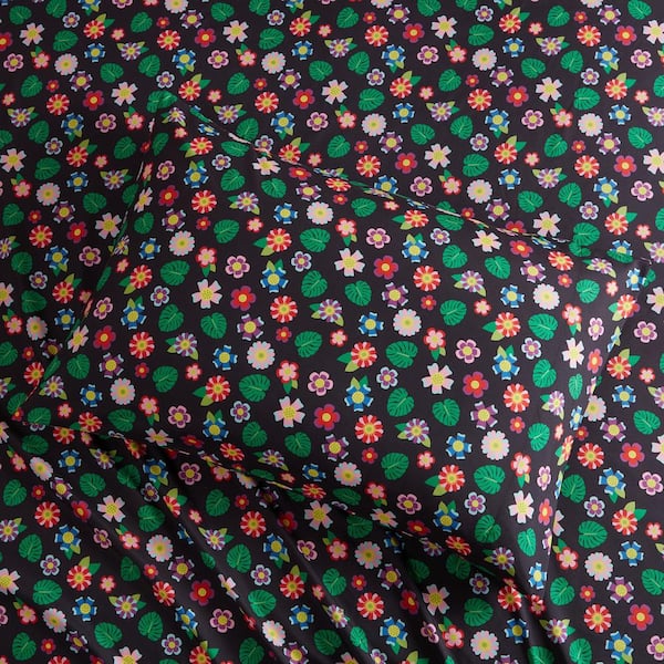 MHF Home Smarts and Crafts Magical Floral Everyday Microfiber Twin Woven Sheet Set