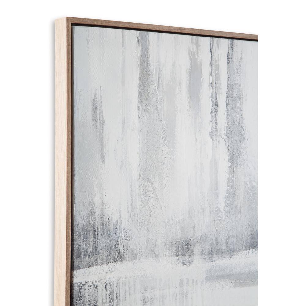 Estonbrook Gray and White Abstract Wall Art