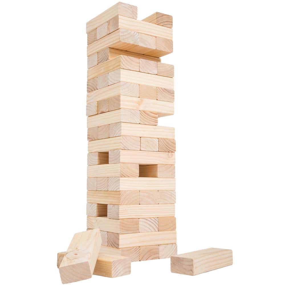 game with wood blocks